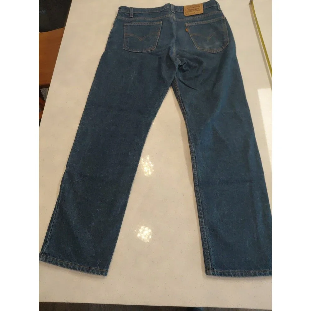 Levi's 505 Orange Tab Jeans Men's 36x30 (40505-0234) Light Wash Made in Mexico